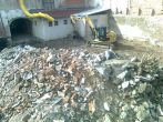demolice části budovy